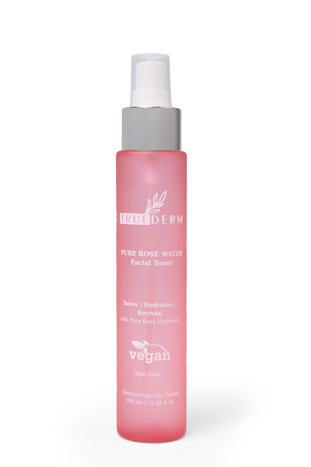 Pure Rose Water Facial Toner 100ml | Hydrating & Refreshing Rose Hydrosol Spray | Truederm